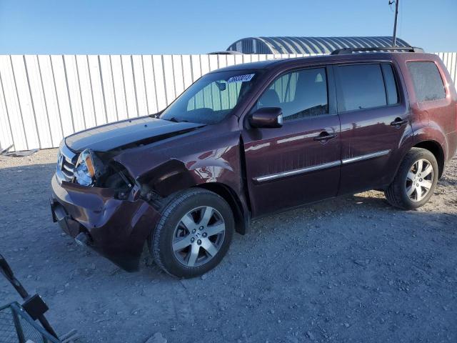 5FNYF4H92DB055102 - 2013 HONDA PILOT TOURING MAROON photo 1