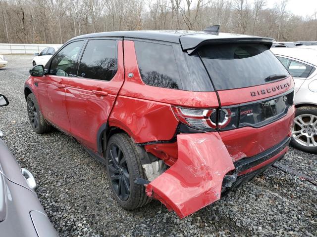 SALCR2FX3KH829466 - 2019 LAND ROVER DISCOVERY HSE RED photo 2