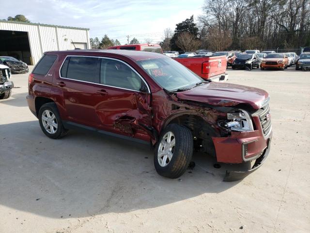 2GKALMEKXG6275605 - 2016 GMC TERRAIN SLE MAROON photo 4