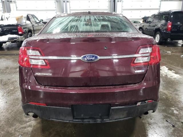 1FAHP2MK8FG150370 - 2015 FORD TAURUS POLICE INTERCEPTOR MAROON photo 6