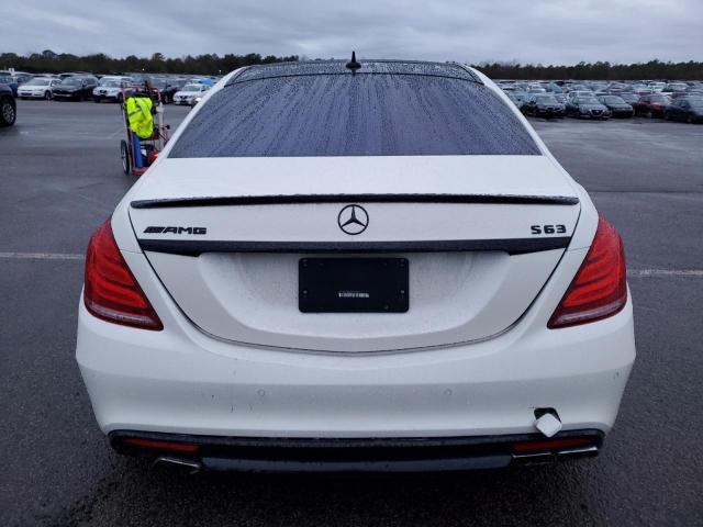 WDDUG7JBXHA318855 - 2017 MERCEDES-BENZ S 63 AMG WHITE photo 6