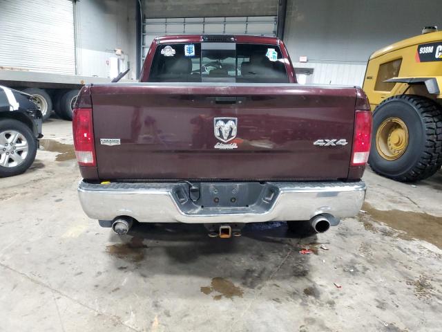 1C6RD7NT8CS148629 - 2012 DODGE RAM 1500 LARAMIE MAROON photo 6