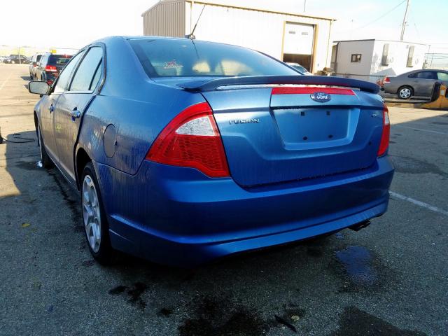 3FAHP0HA6AR273852 - 2010 FORD FUSION SE  photo 3