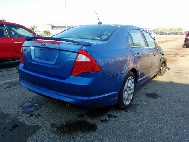 3FAHP0HA6AR273852 - 2010 FORD FUSION SE  photo 4