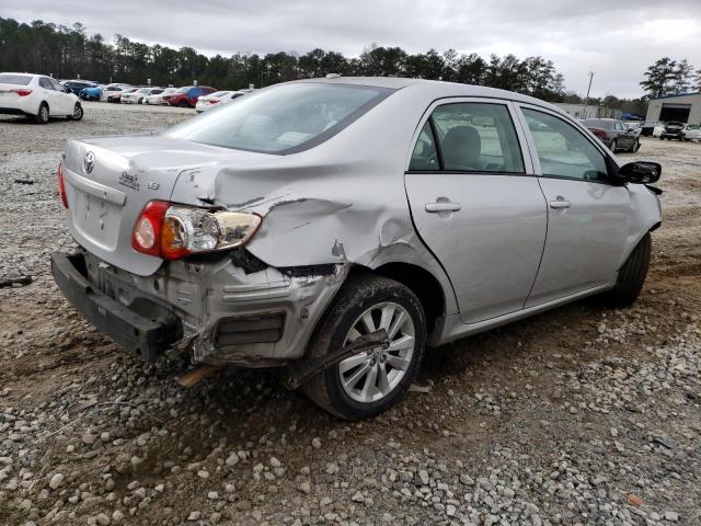 1NXBU40EX9Z100530 - 2009 TOYOTA COROLLA BASE SILVER photo 3