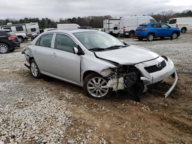 1NXBU40EX9Z100530 - 2009 TOYOTA COROLLA BASE SILVER photo 4