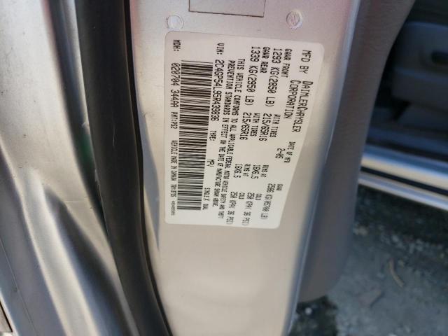 2C4GP54L95R439836 - 2005 CHRYSLER TOWN & COU TOURING ვერცხლისფერი ფოტო 13