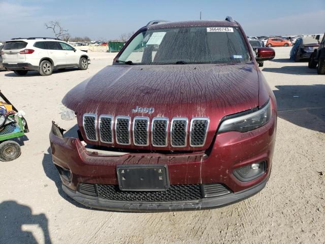 1C4PJLLB5KD348558 - 2019 JEEP CHEROKEE LATITUDE PLUS BURGUNDY photo 5