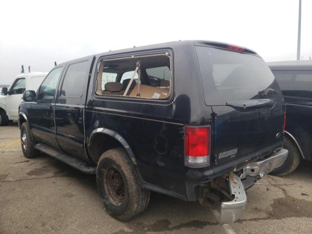 1FMNU41S1YEA66343 - 2000 FORD EXCURSION XLT BLACK photo 2