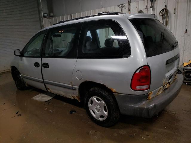 2B4FP25B7YR653192 - 2000 DODGE CARAVAN GRAY photo 2