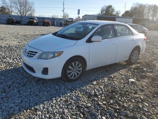 2T1BU4EE8DC103350 - 2013 TOYOTA COROLLA BASE WHITE photo 1