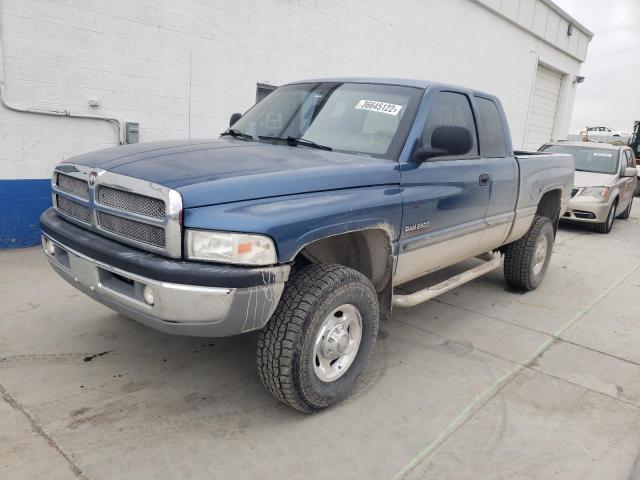 3B7KF23642M307447 - 2002 DODGE RAM 2500 BLUE photo 2