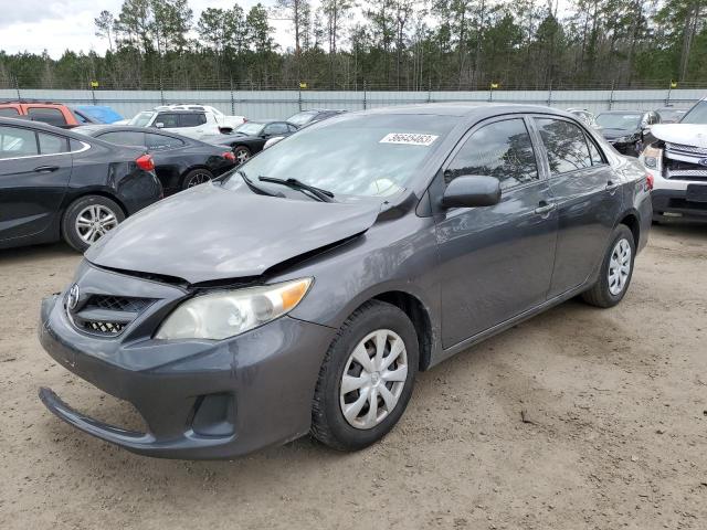 5YFBU4EE3CP048224 - 2012 TOYOTA COROLLA BASE SILVER photo 1