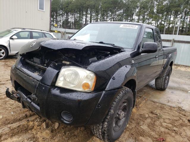 1N6ED26Y44C441568 - 2004 NISSAN FRONTIER KING CAB XE V6 BLACK photo 1