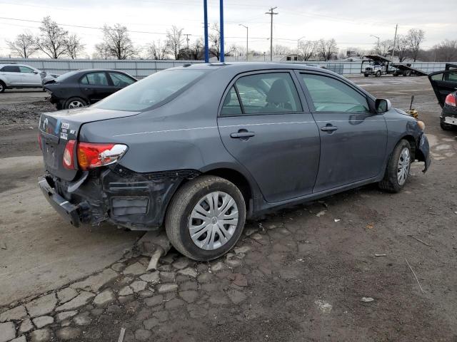 2T1BU4EE4AC322365 - 2010 TOYOTA COROLLA BASE GRAY photo 3