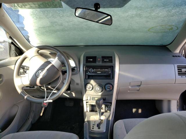 2T1BU4EE4AC322365 - 2010 TOYOTA COROLLA BASE GRAY photo 8