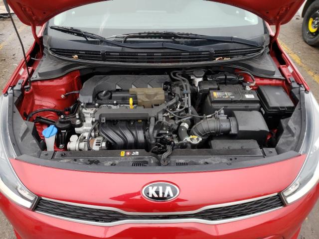 3KPA24AD8LE274226 - 2020 KIA RIO LX RED photo 11