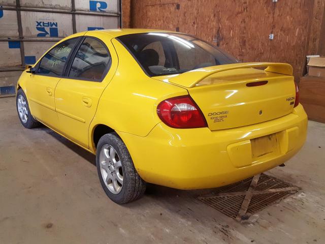 1B3ES56C83D145266 - 2003 DODGE NEON SXT  photo 3