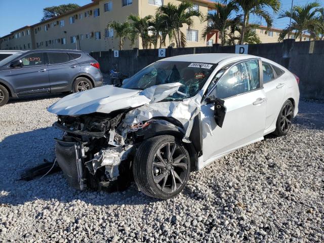 19XFC2F83KE005214 - 2019 HONDA CIVIC SPORT Blanco foto 1