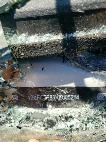 19XFC2F83KE005214 - 2019 HONDA CIVIC SPORT Blanco foto 12