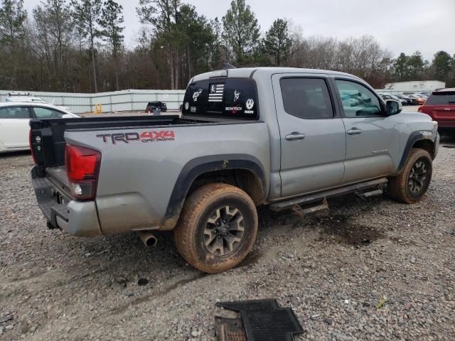 3TMCZ5AN3KM245031 - 2019 TOYOTA TACOMA DOUBLE CAB 灰色 照片 3