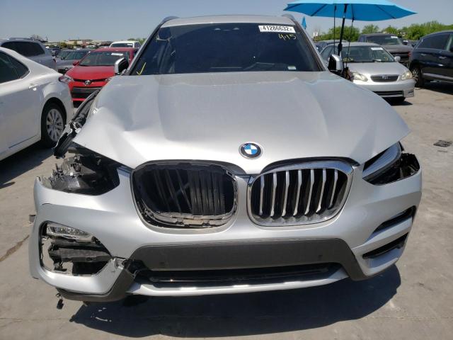 5UXTR7C55KLF28445 - 2019 BMW X3 SDRIVE30I SILVER photo 7