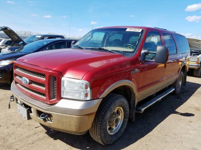 1FMSU45P25ED45594 - 2005 FORD EXCURSION EDDIE BAUER  photo 2