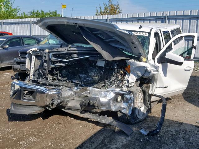 1GTV2UEC2EZ150799 - 2014 GMC SIERRA K1500 SLE WHITE photo 2