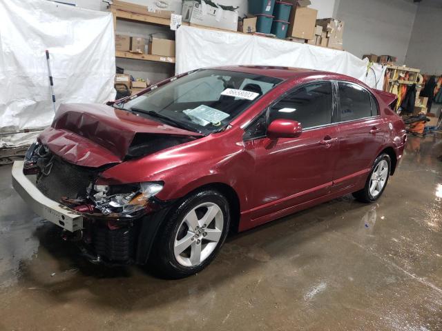 19XFA16669E046185 - 2009 HONDA CIVIC LX-S ბურგუნდია ფოტო 1