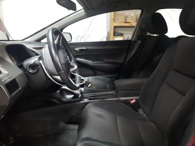 19XFA16669E046185 - 2009 HONDA CIVIC LX-S ბურგუნდია ფოტო 7