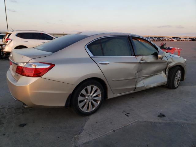 1HGCR3F84FA023271 - 2015 HONDA ACCORD EXL TAN photo 3