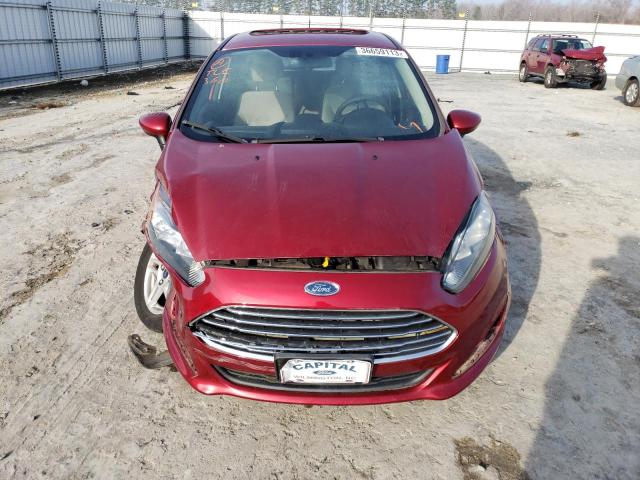 3FADP4EJ3HM169062 - 2017 FORD FIESTA SE RED photo 5