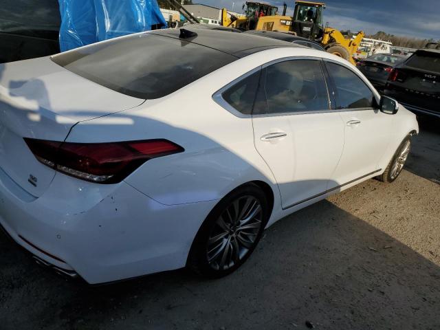 KMHGN4JFXJU228765 - 2018 GENESIS G80 ULTIMATE WHITE photo 3