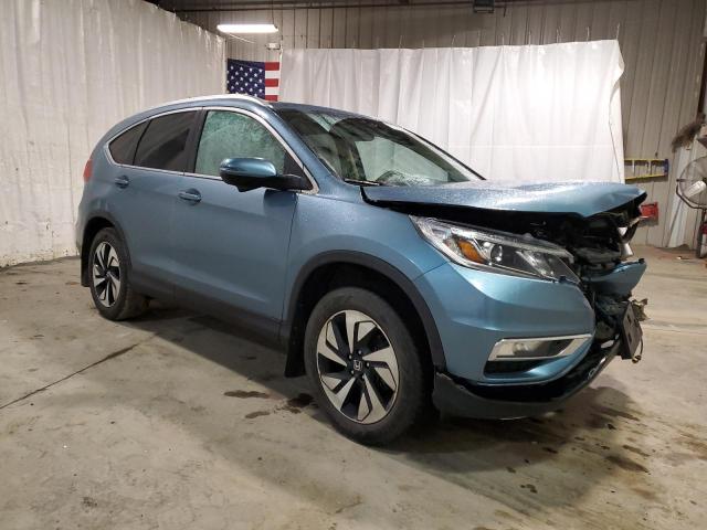 5J6RM4H97FL115413 - 2015 HONDA CR-V TOURING BLUE photo 4