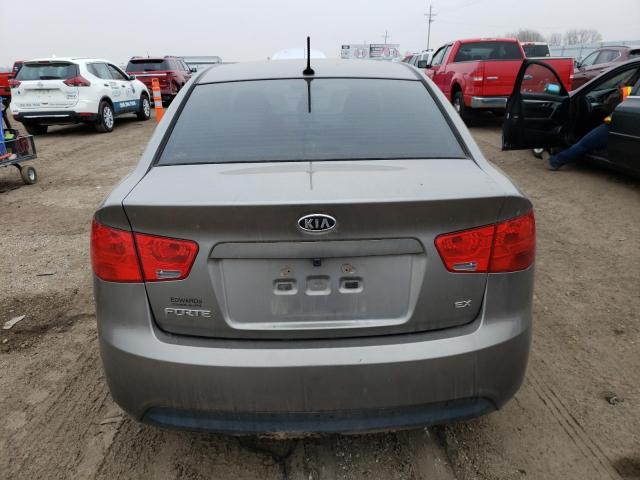 KNAFU4A27B5362612 - 2011 KIA FORTE EX GRAY photo 6