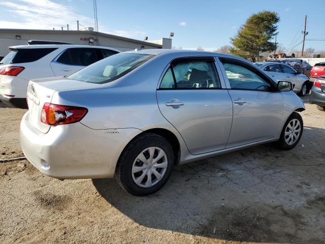 1NXBU4EE3AZ170870 - 2010 TOYOTA COROLLA BASE SILVER photo 3