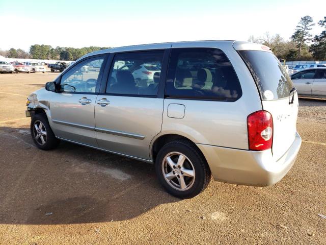 JM3LW28A230373654 - 2003 MAZDA MPV WAGON SILVER photo 2