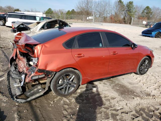 3KPF34AD4LE223809 - 2020 KIA FORTE GT LINE ORANGE photo 3