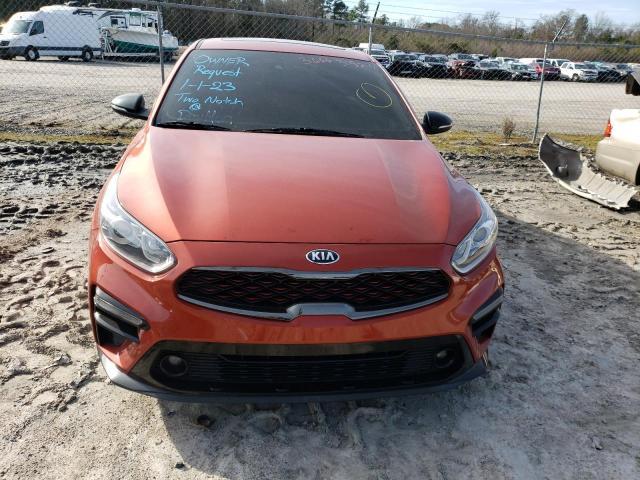 3KPF34AD4LE223809 - 2020 KIA FORTE GT LINE ORANGE photo 5