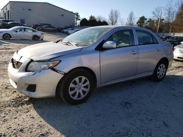 1NXBU4EE3AZ198118 - 2010 TOYOTA COROLLA BASE SILVER photo 1