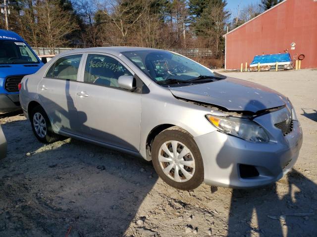 1NXBU4EE3AZ198118 - 2010 TOYOTA COROLLA BASE SILVER photo 4