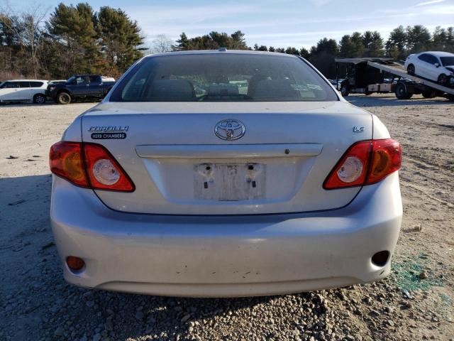 1NXBU4EE3AZ198118 - 2010 TOYOTA COROLLA BASE SILVER photo 6