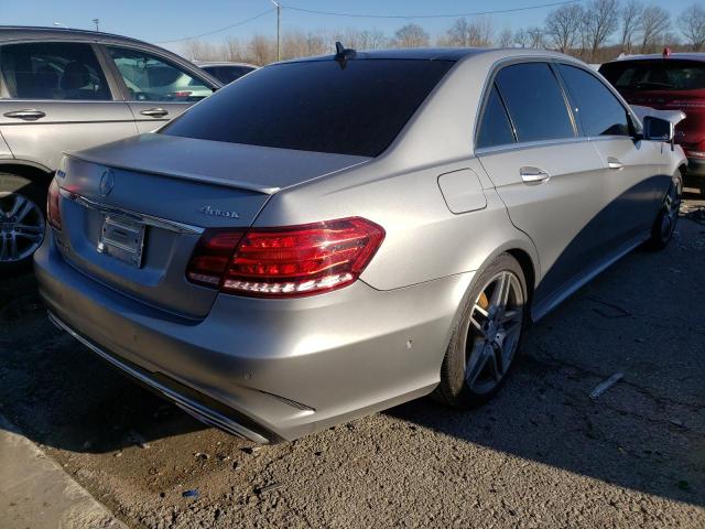 WDDHF9BB1EB056759 - 2014 MERCEDES-BENZ E 550 4MATIC SILVER photo 3