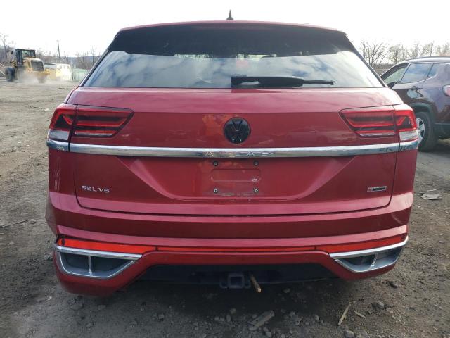 1V2SE2CA8MC230107 - 2021 VOLKSWAGEN ATLAS CROS SEL R-LINE RED photo 6