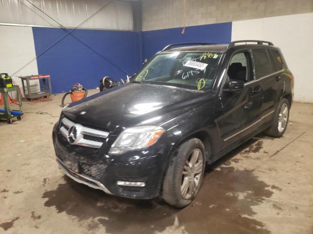 WDCGG8JB6FG440100 - 2015 MERCEDES-BENZ GLK 350 4MATIC BLACK photo 2