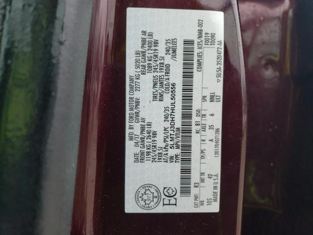 5LMTJ3DH7HUL50556 - 2017 LINCOLN MKC RESERVE 栗色 照片 13