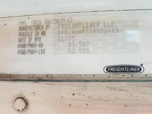1FUJA6AV55PU52483 - 2005 FREIGHTLINER CONVENTIONAL COLUMBIA  照片 10