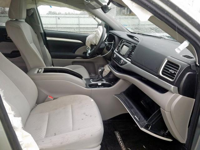 5TDBGRFH1HS026900 - 2017 TOYOTA HIGHLANDER HYBRID  photo 5