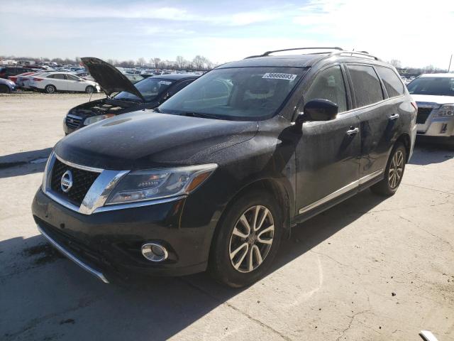 5N1AR2MM4FC642307 - 2015 NISSAN PATHFINDER S შავი ფოტო 1