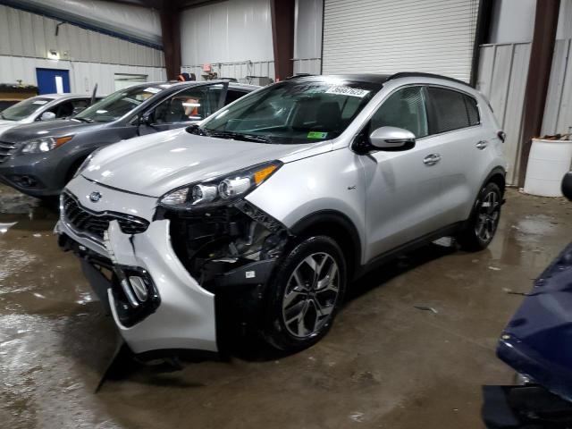 KNDPNCAC7N7952048 - 2022 KIA SPORTAGE EX SILVER photo 1